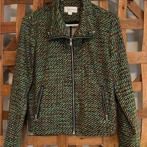 Erin London Multicolor Tweed Jacket